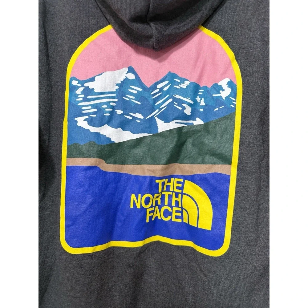 Mens North Face Hoodie L Outdoor Logo Graphic Hiking Gorpcore New